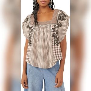 NWT Free People Half Moon Top